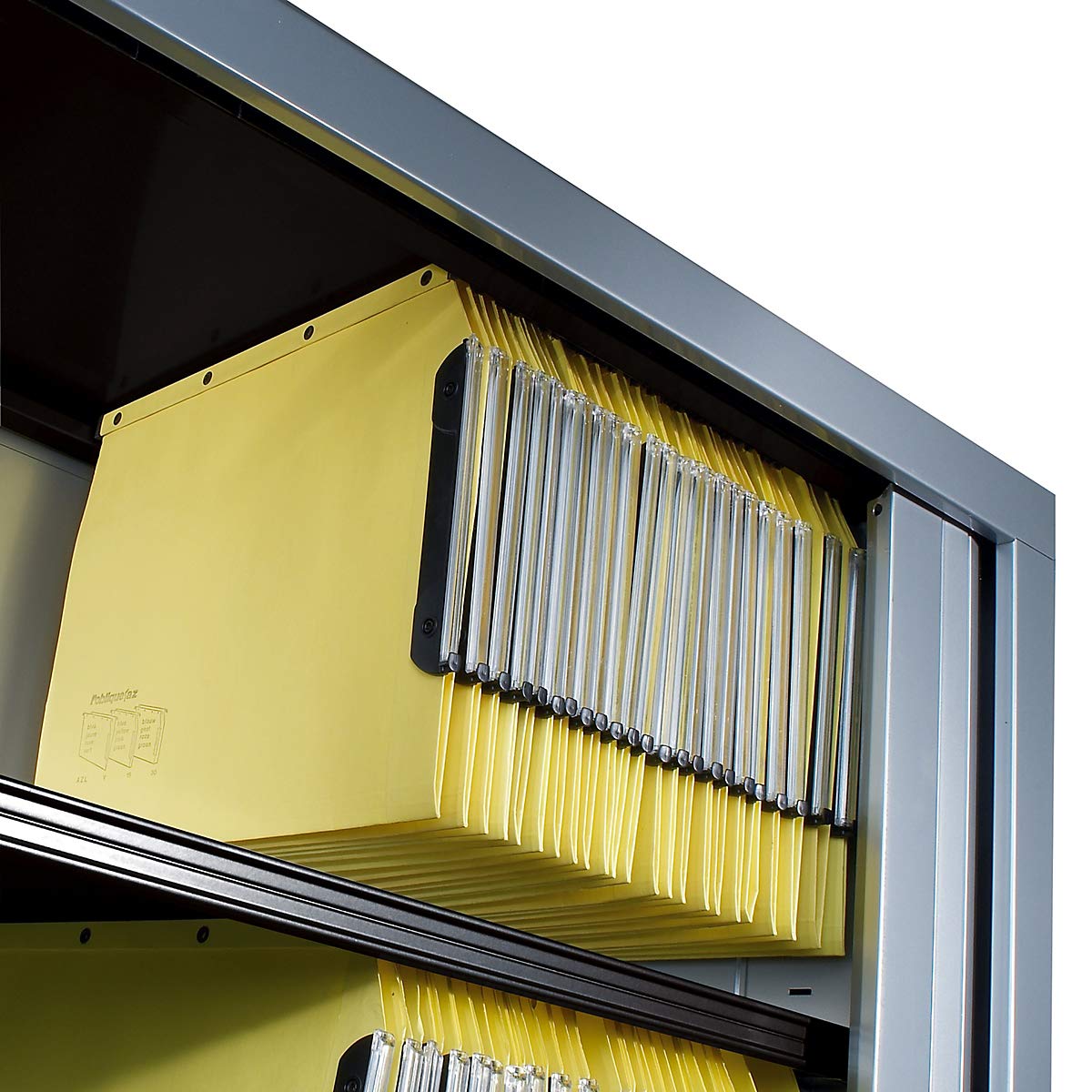 Pierre Henry | Armoire à Rideaux 198 x 120 x 43 cm | Blanc | Meuble de Rangement