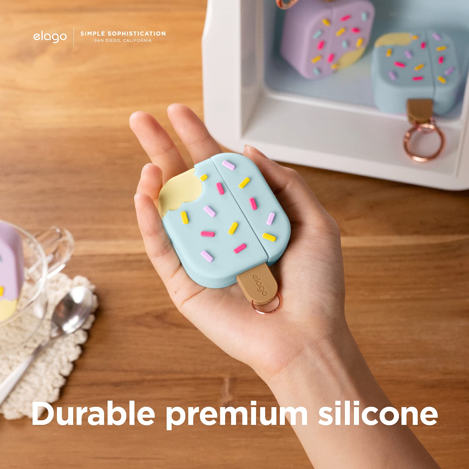 elago Ice Cream Case Compatible with AirPods 3 Case Cover
