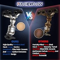 Vista 14 de Front Catalytic Converter Compatible with 2013 2014 2015 2016 2017 2018 Nissan Altima 2.5L, 2014-2019 Nissan Rogue 2.5L Catalytic Convertor High