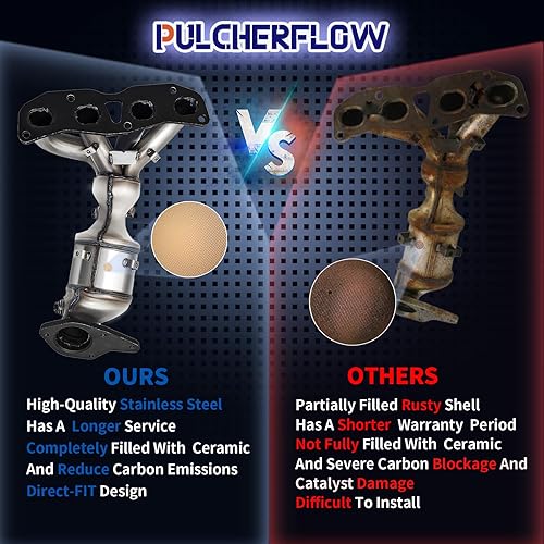 Miniatura 14 de Front Catalytic Converter Compatible with 2013 2014 2015 2016 2017 2018 Nissan Altima 2.5L, 2014-2019 Nissan Rogue 2.5L Catalytic Convertor High