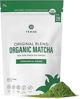 Tenzo Matcha Green Tea Powder - USDA Organic Ceremonial Grade - Paleo, K...