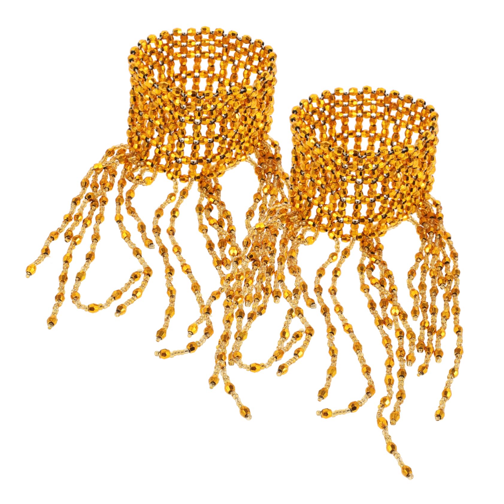 Abaodam Bracelets de Danse Décoratifs Chaînes pour Bras avec Franges Accessoire pour Spectacles de Danse et Confortable