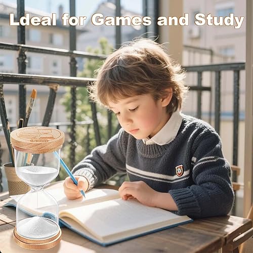 Miniatura 5 de Reloj de arena con temporizador de arena de 30 minutos, reloj de arena púrpura irrompible de 30 minutos, mini reloj de arena colorido, reloj de