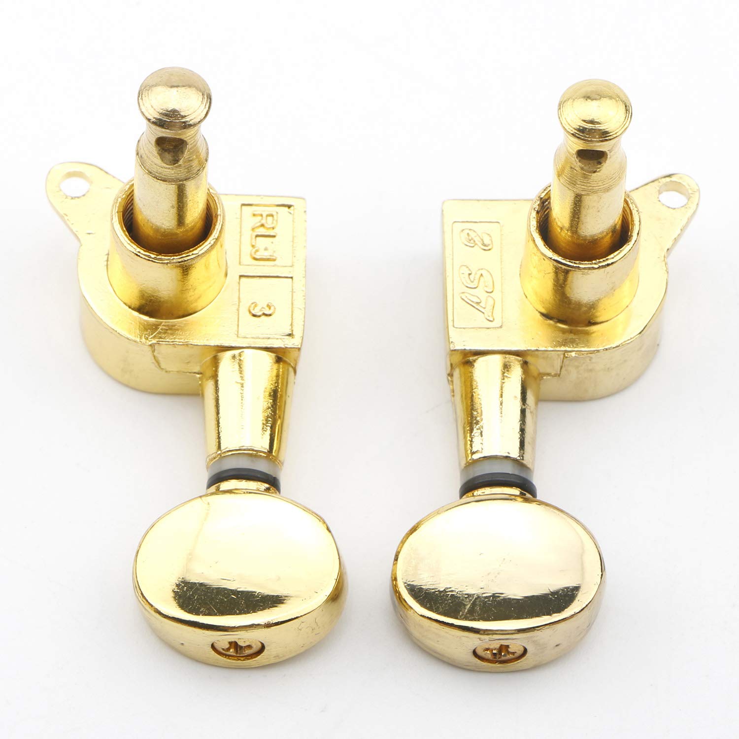 6 szt. 3L 3R Gold Tuning Key Peg, zamknięta część gitarowa tunery, kołki do strojenia strun, tunery, do gitary akustycznej lub elektrycznej, 6 szt
