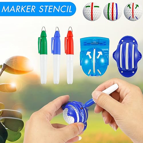 Miniatura 5 de Sprookber Juego de accesorios de golf - Cepillo retráctil PRO para club, toalla de golf con patrón de gofres de microfibra, herramienta de