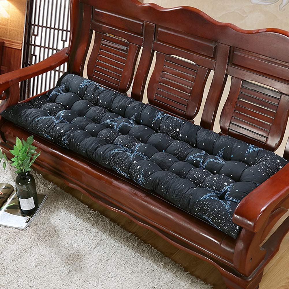 Cojín Banco DanChen Alfombrilla Gruesa Para Banco De 2 Plazas De 3 Plazas, Cojín Cómodo Para Muebles De Jardín, Cojín De Asiento Antideslizante, Alfombrilla De Tatami, Colchón De Viaje Al Aire Libre