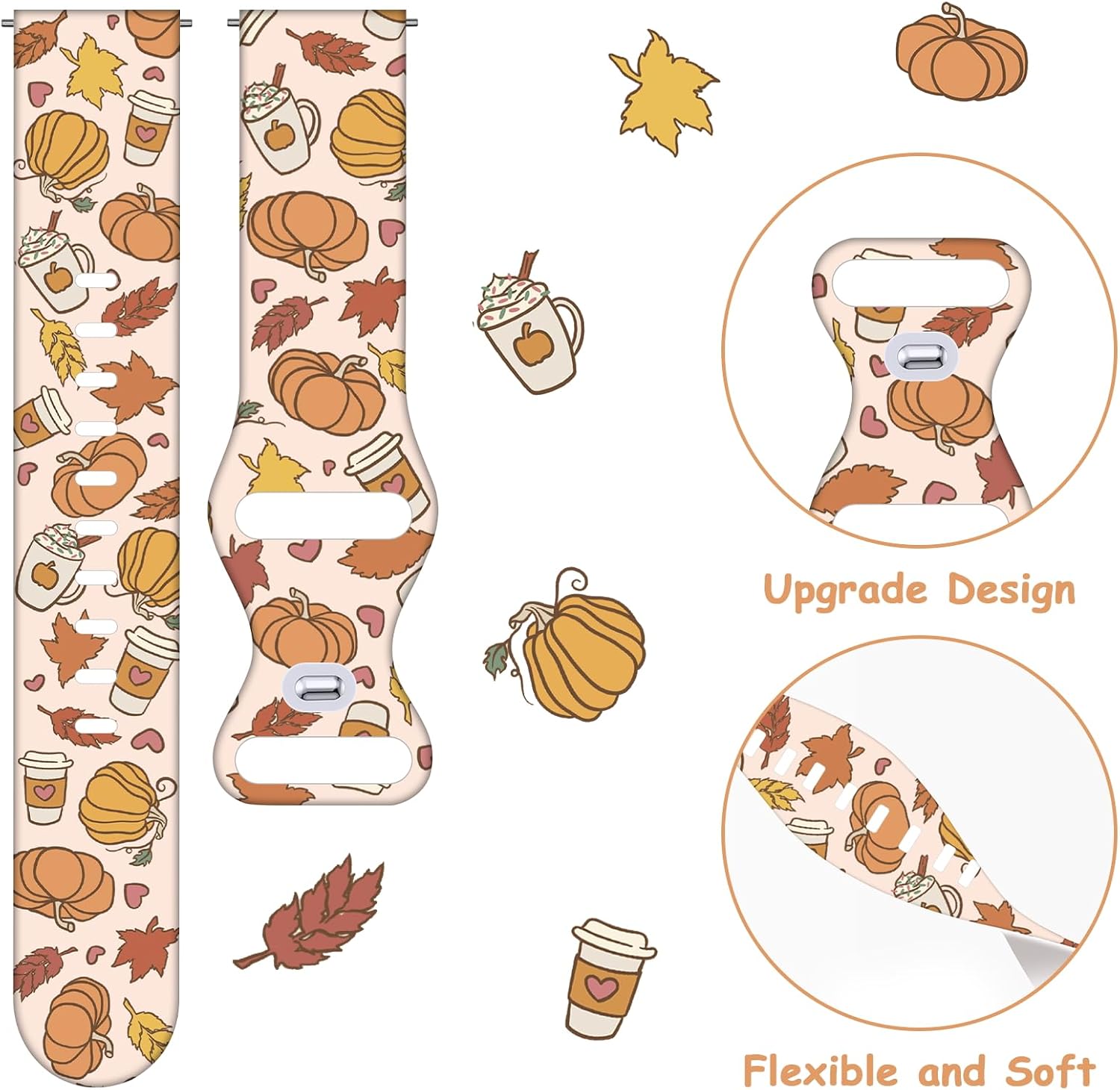 Christmas Halloween Watch Band for Samsung Galaxy Watch 7/6/5/4 40/44mm image 2
