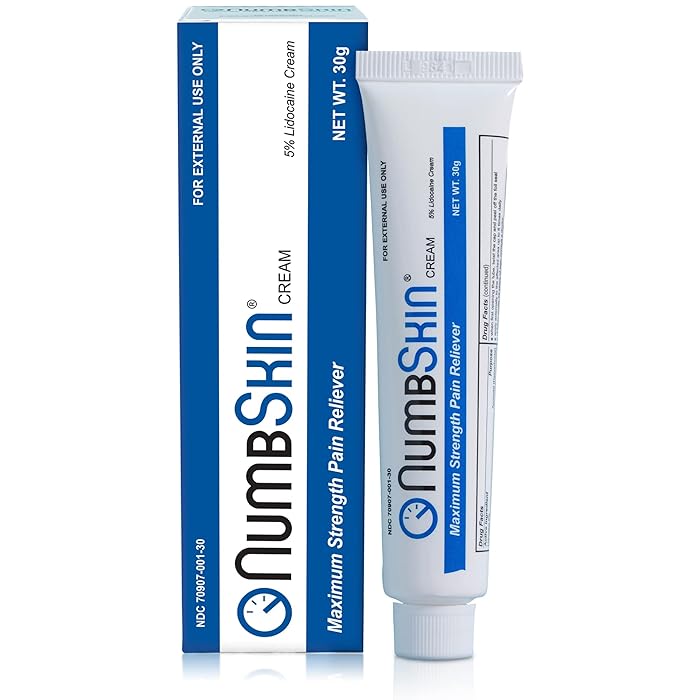 Buy Numbskin Numbing Cream 5 Lidocaine Topical Anesthetic Cream