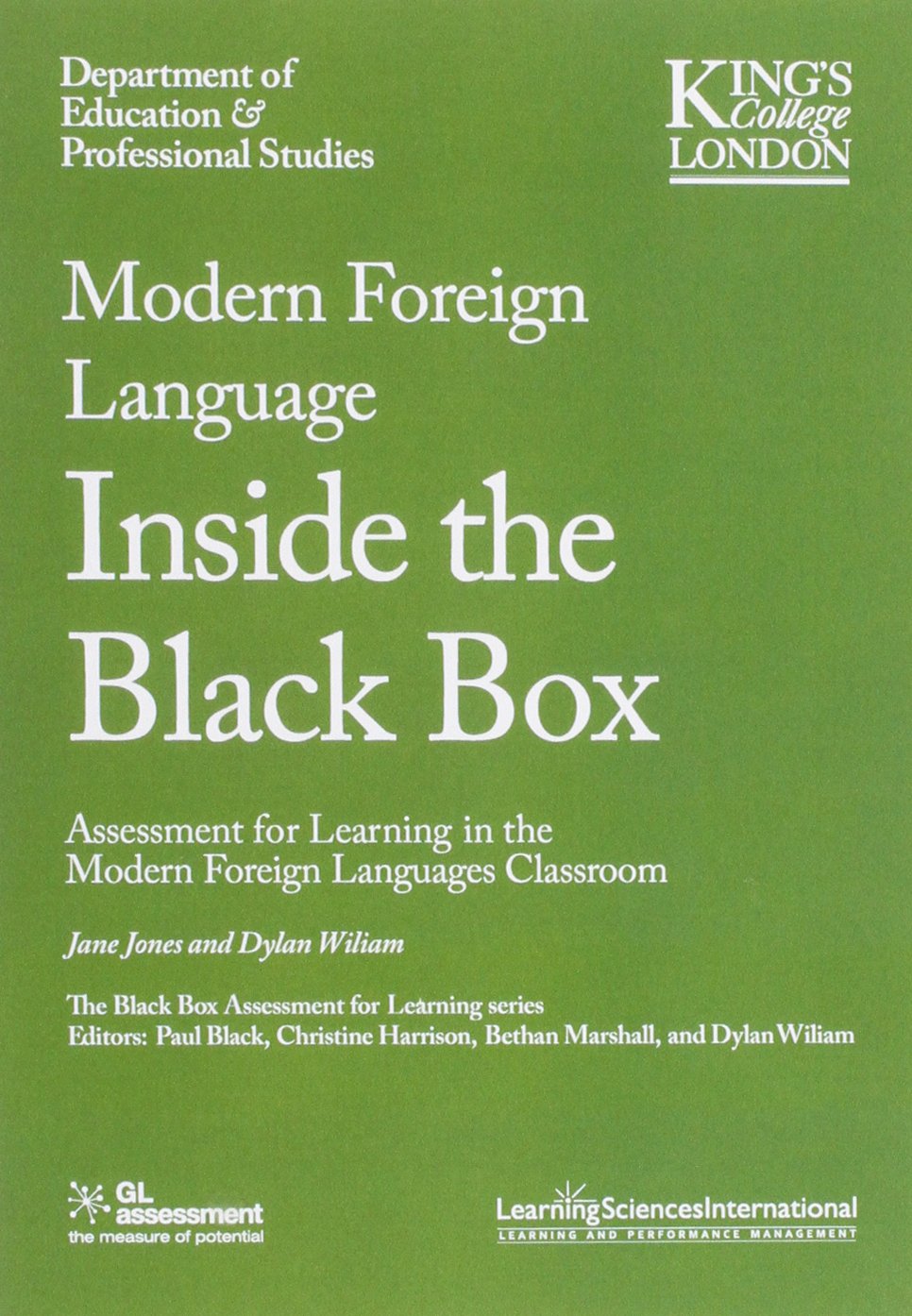 Buy Modern Foreign Language Inside the Black Box: Assessment for ...
