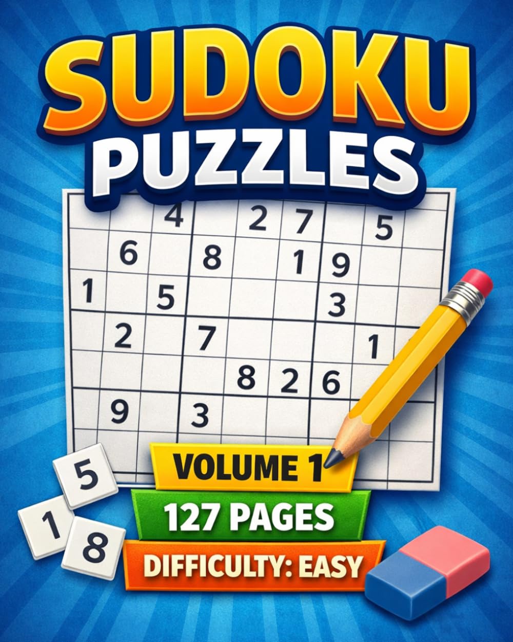 RELAXING SUDOKU PUZZLE BOOK FOR ADULTS: CHALLENGING SUDOKU PUZZLES TO REDUCE STRESS AND IMPROVE FOCUS