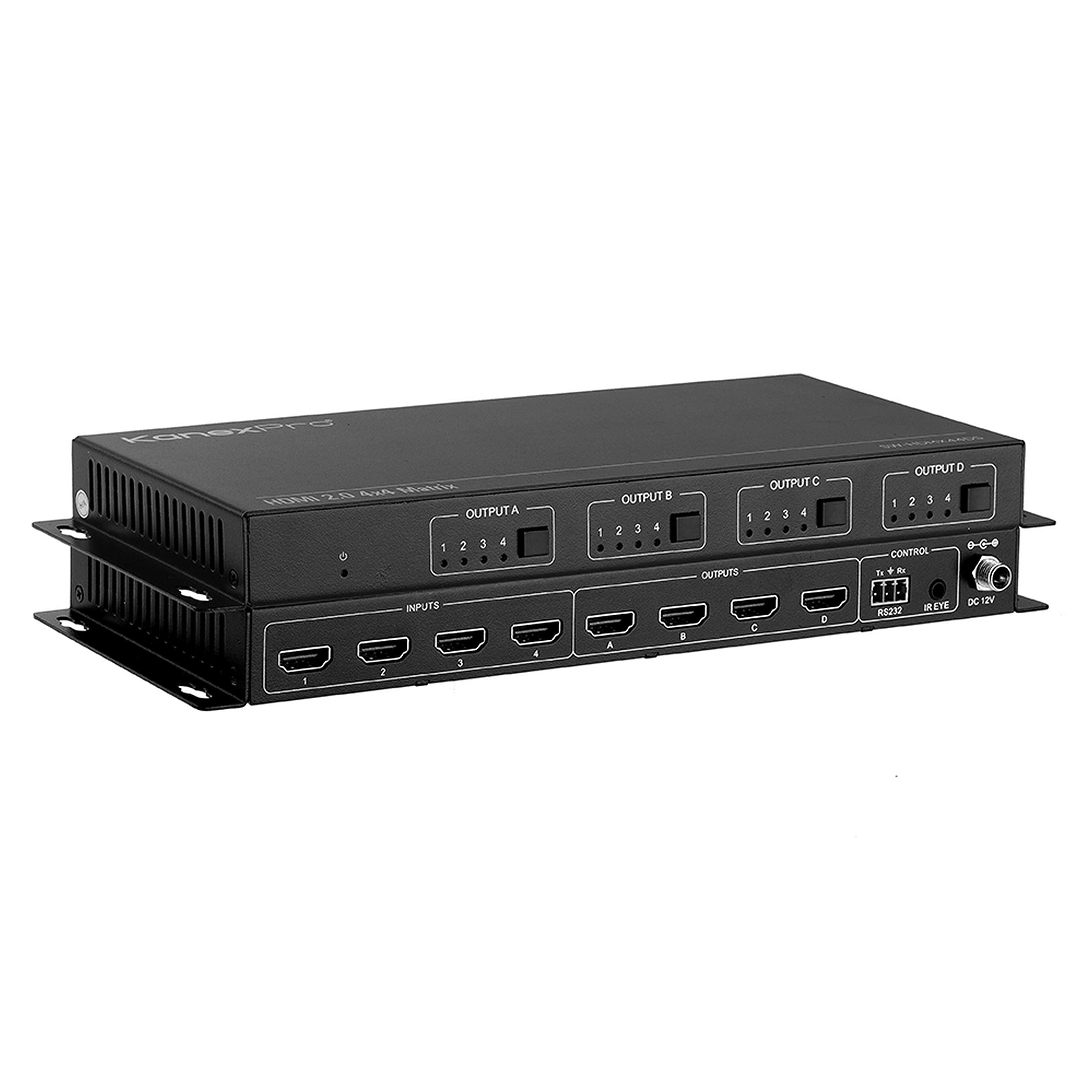 Amazon.com: KanexPro SW-HDMX44DS HDMI 2.0 4 x 4 Matrix Switcher