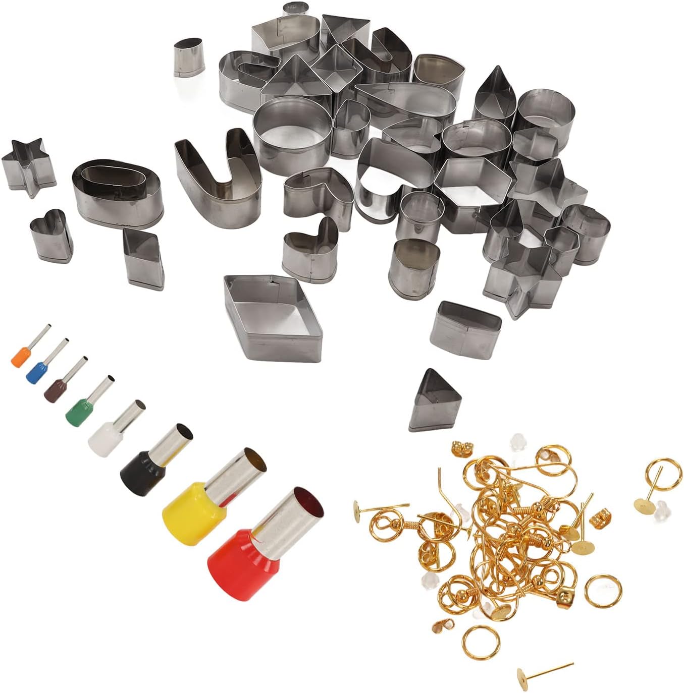 Polymer Clay Cutters, 136pcs Polymer Clay Earring Kit DIY
