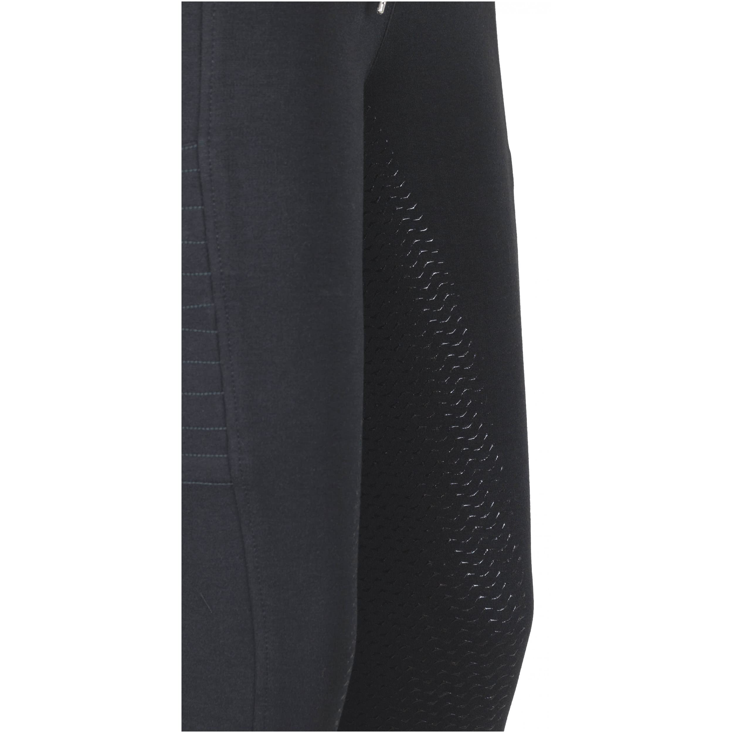 Lazura - Reitleggings für Damen Hanna | Vollbesatz aus Silikon | Reithose mit 2 seitlichen Handytaschen & Weitenregulierung | Vollbesatzreithose in Schwarz | Reitbekleidung in Größe 36-46