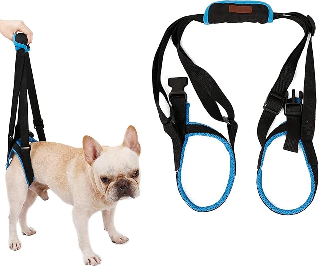 Tineer Dog Lift Harness for Back Legs Pet Support Harness Rear Sling Help Weak Legs Stand Up Support Balance Harness for Arthritis Rehabilitation Dogs (XL)