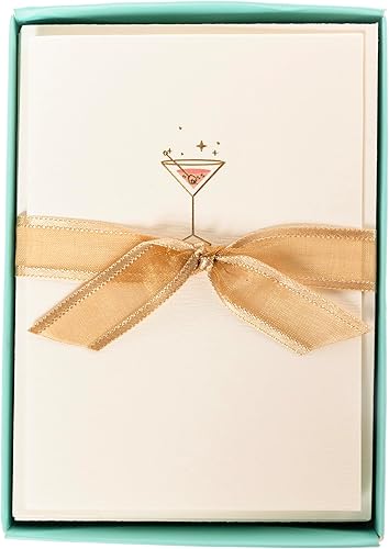 Miniatura 10 de Graphique Limited Edition La Petite Presse - Tarjetas de notas 10 duraderas en relieve y adornadas con papel aluminio dorado con sobres a juego 325