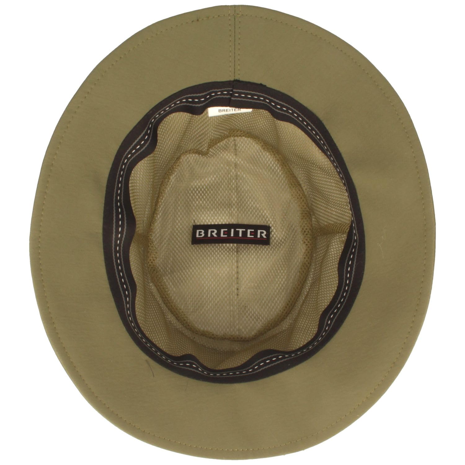 Breiter Cappello da pescatore per esterni, impermeabile, protezione UV, antivento e impermeabile, verde 64, Verde oliva., 64