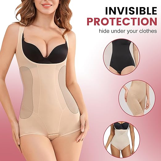Wehhbtye 2 Piezas Espuma Lipo Post Cirugía Protector Lateral Abdominal 11.8x5.5 pulg miniatura 5