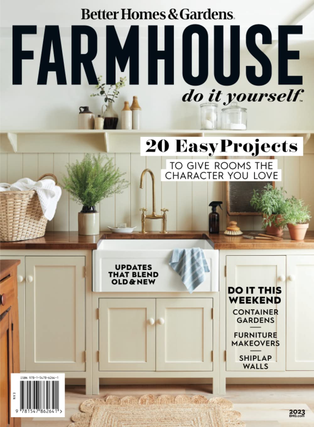 Better Homes and Gardens Farmhouse DIY Paperback – 24 Mar. 2023