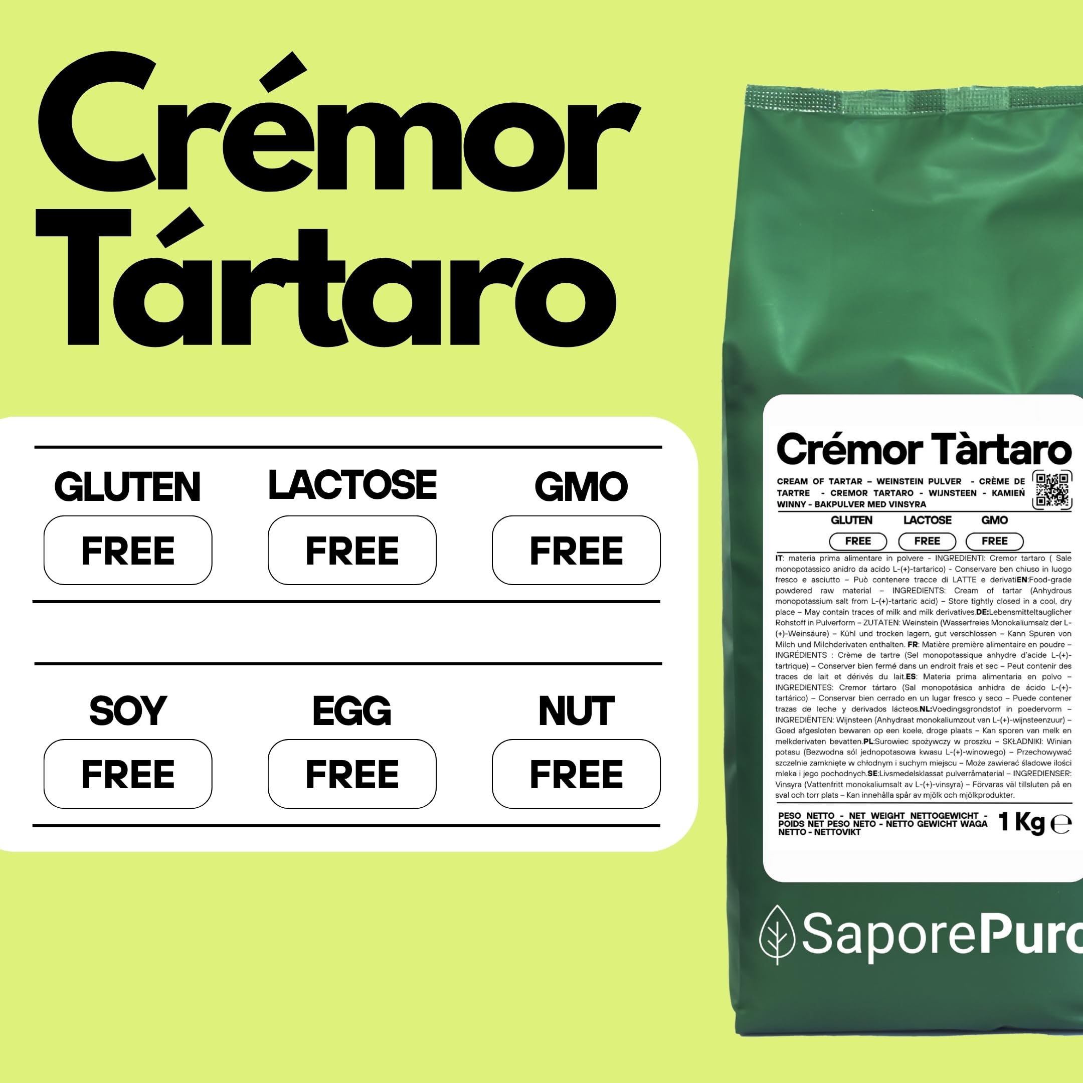 Cremor tártaro 1 kg