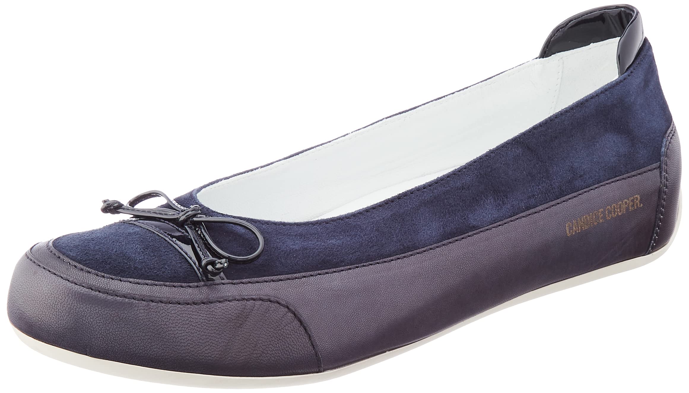 Candice Cooper Women's Lilly Ballet Flat, Navy, 7.5 UK