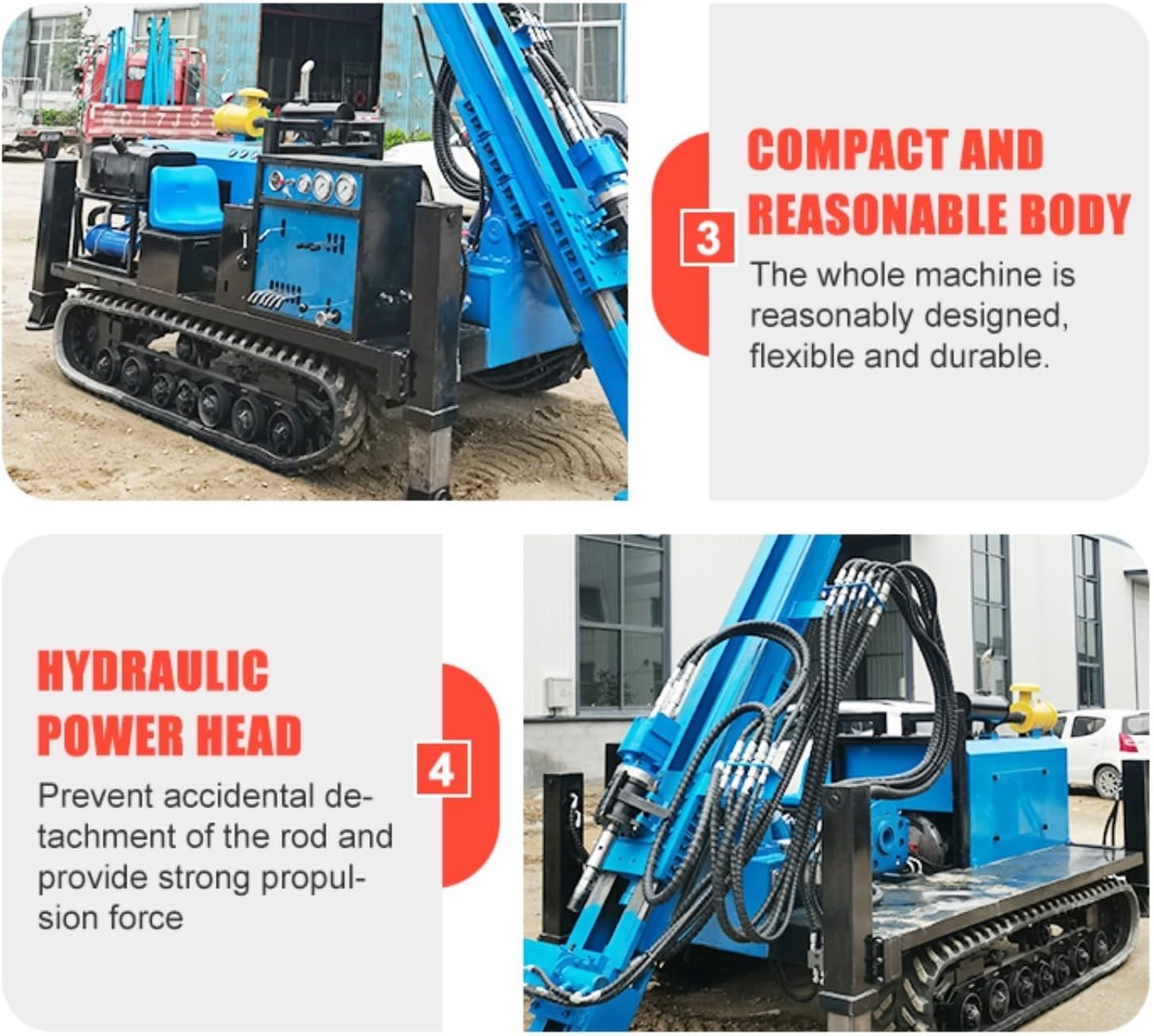Portable Hydraulic Core Drilling Machine for Soil Rock Sampling Borehole Drilling and Field Exploration Various Models Available