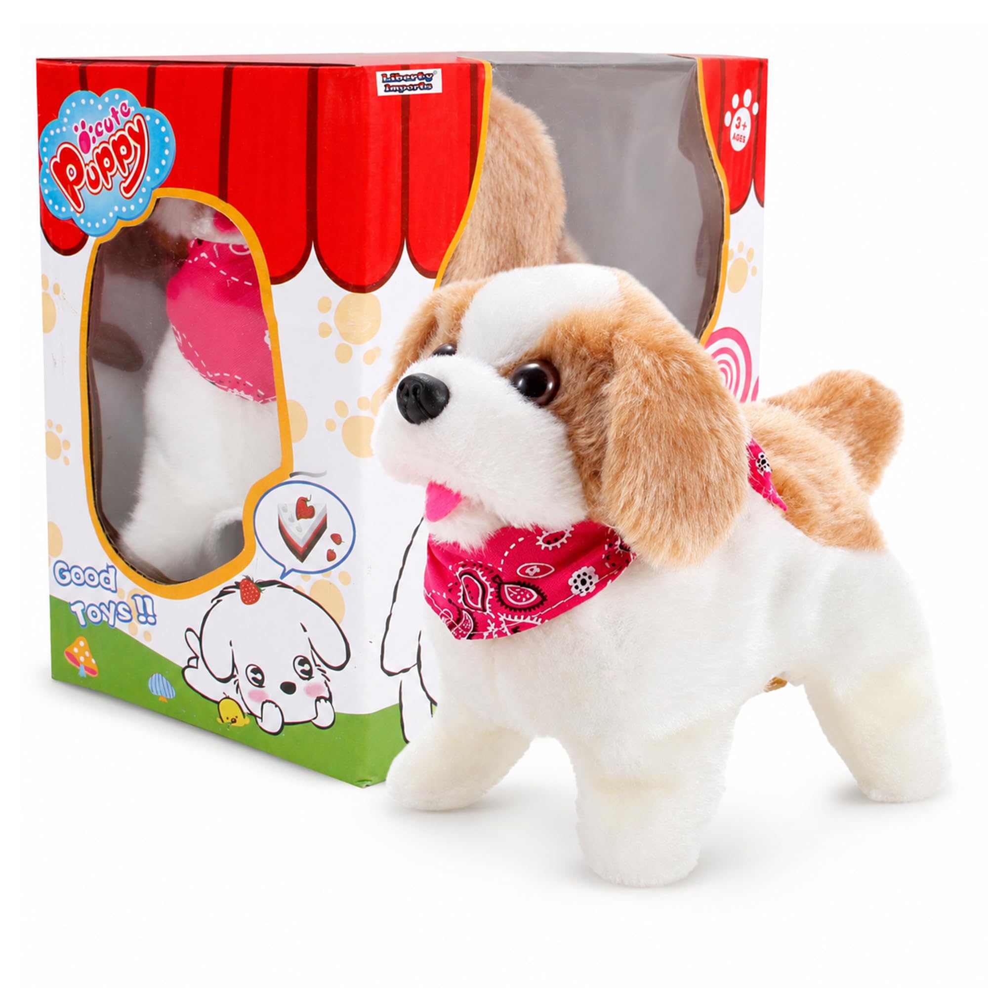 Amazon.com: Liberty Imports Flip Over Puppy - Battery Operated