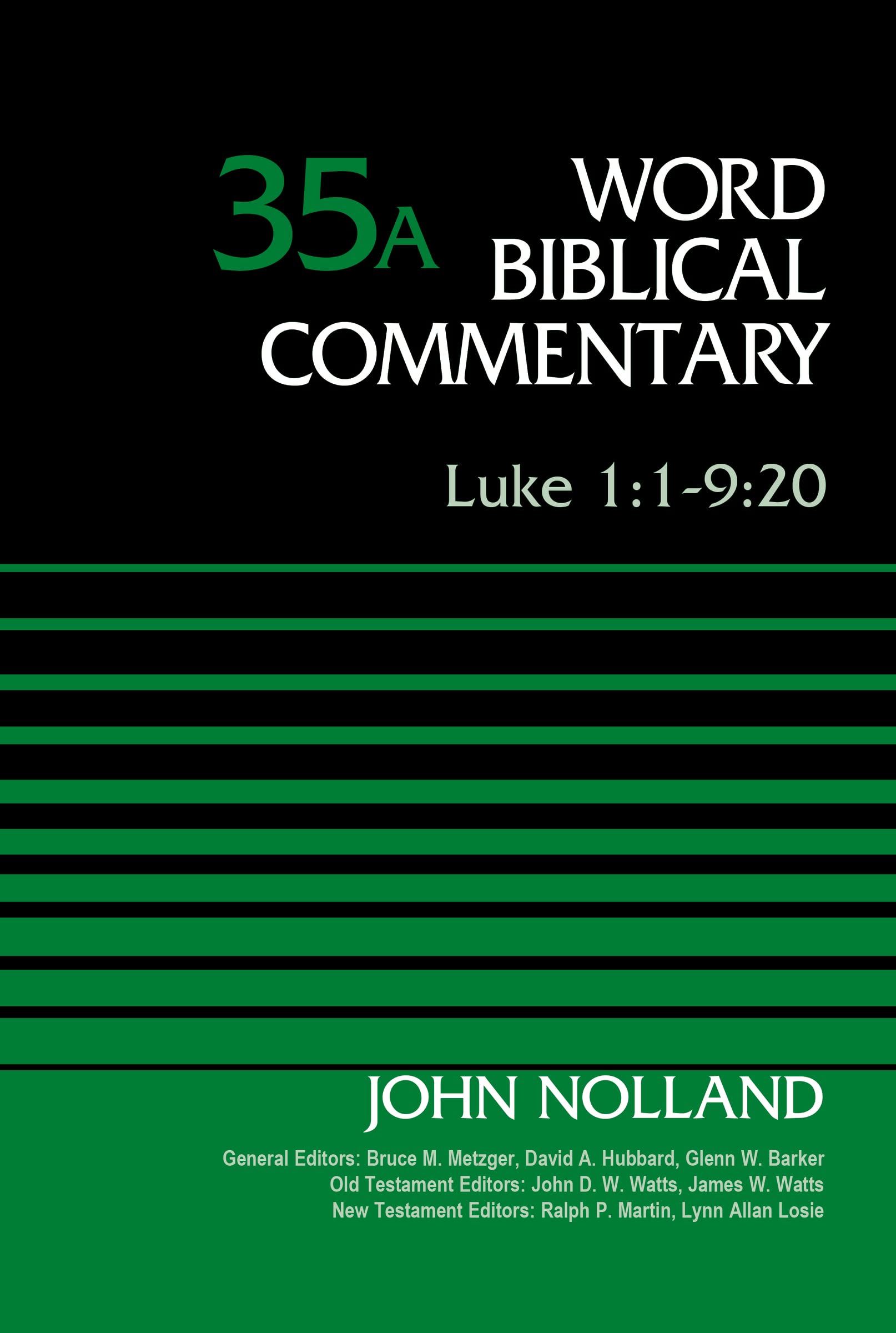 Luke 1:1-9:20, Volume 35a: 35