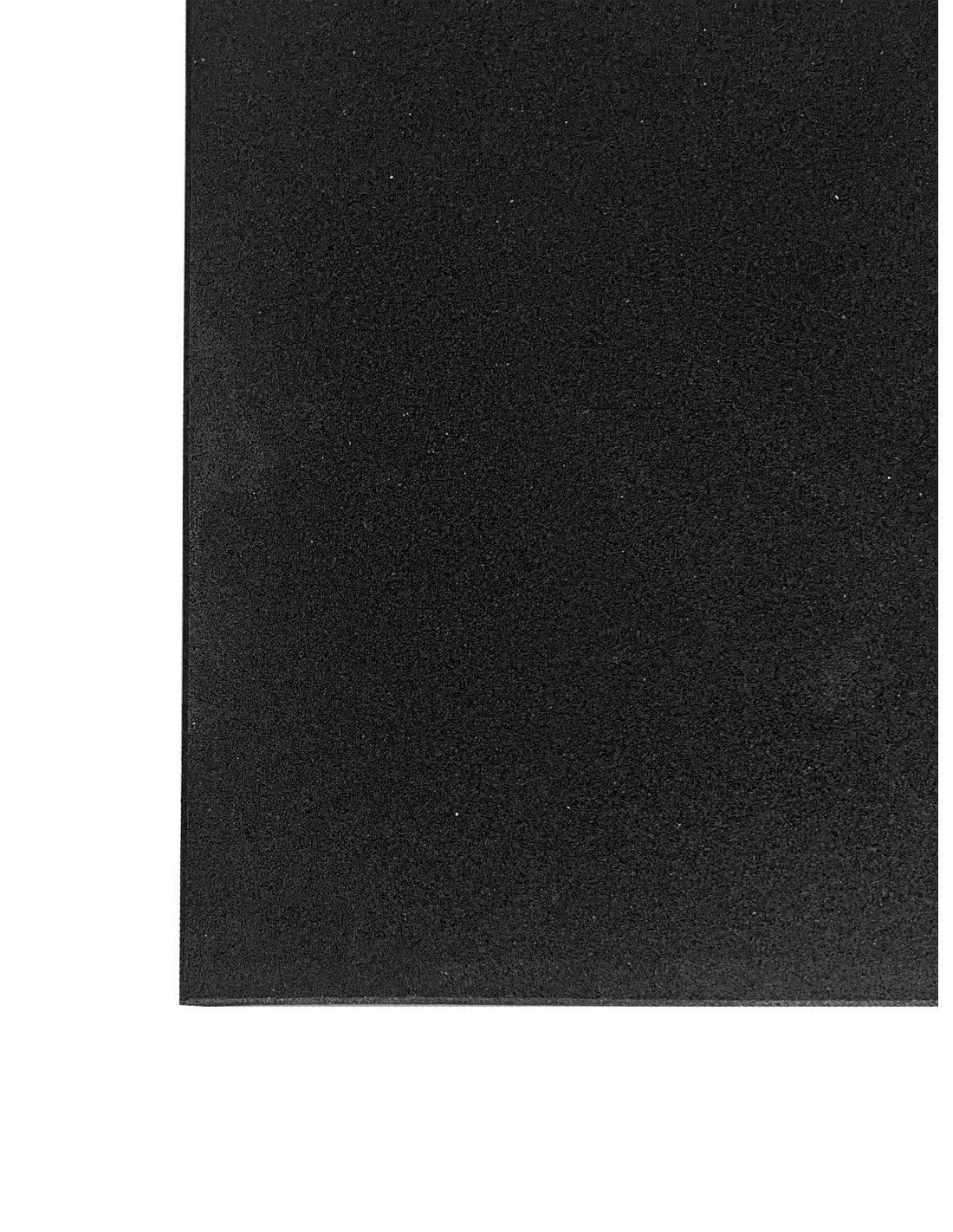 JARDIN202 - Pack Entrena 20mm- Loseta de caucho 50x50cm Negra Maciza Profesional