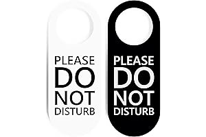 Do Not Disturb Door Hanger Sign | Do Not Disturb Sign for...