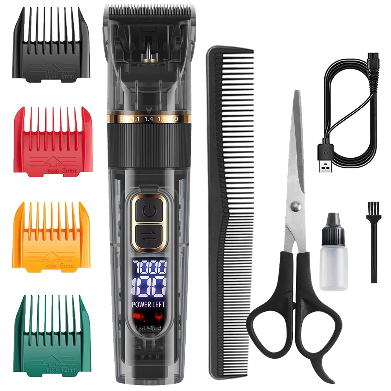 JAVENPROLIUBlack Hair Clipper