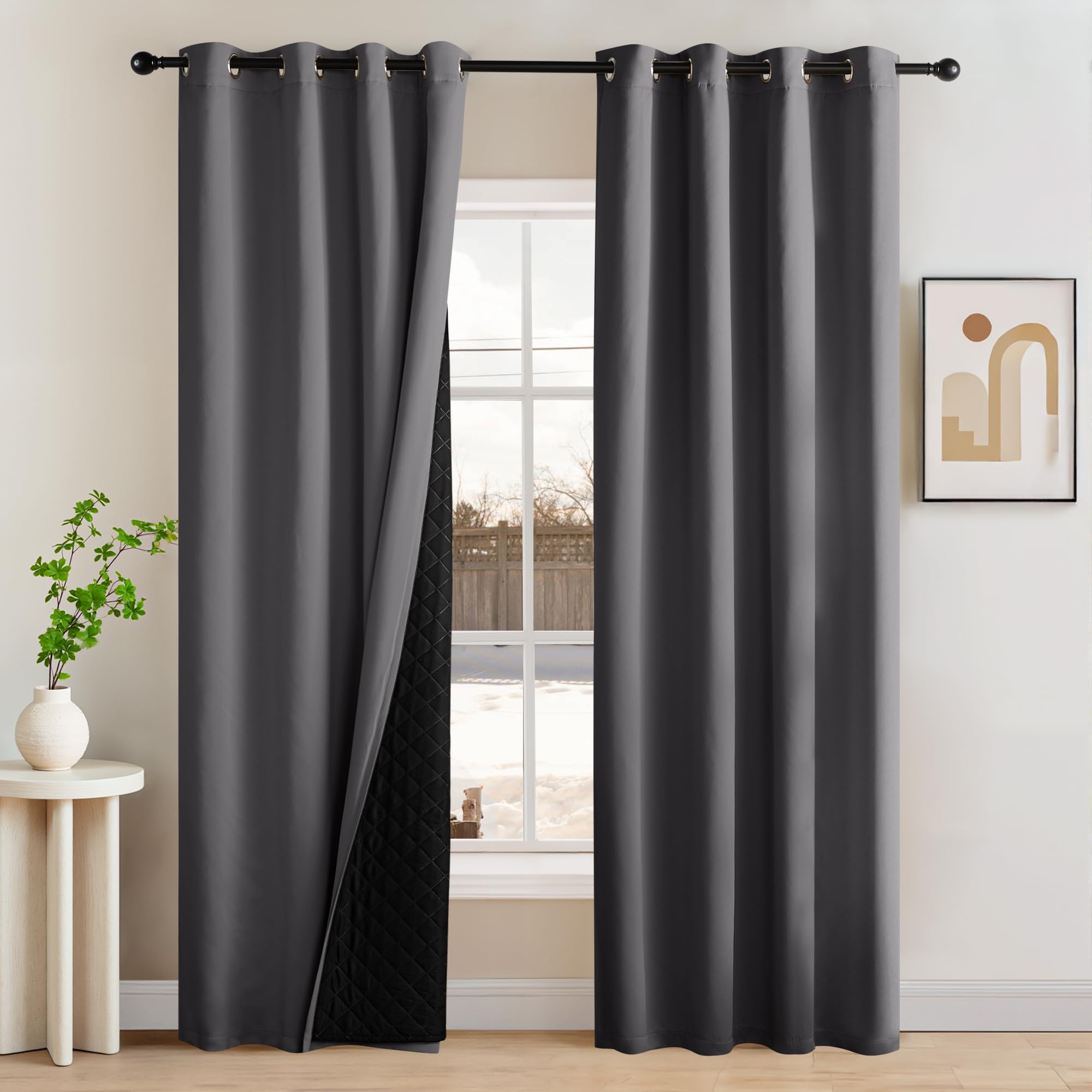 NICETOWN Soundprof 100% Blackout Thermal Curtains