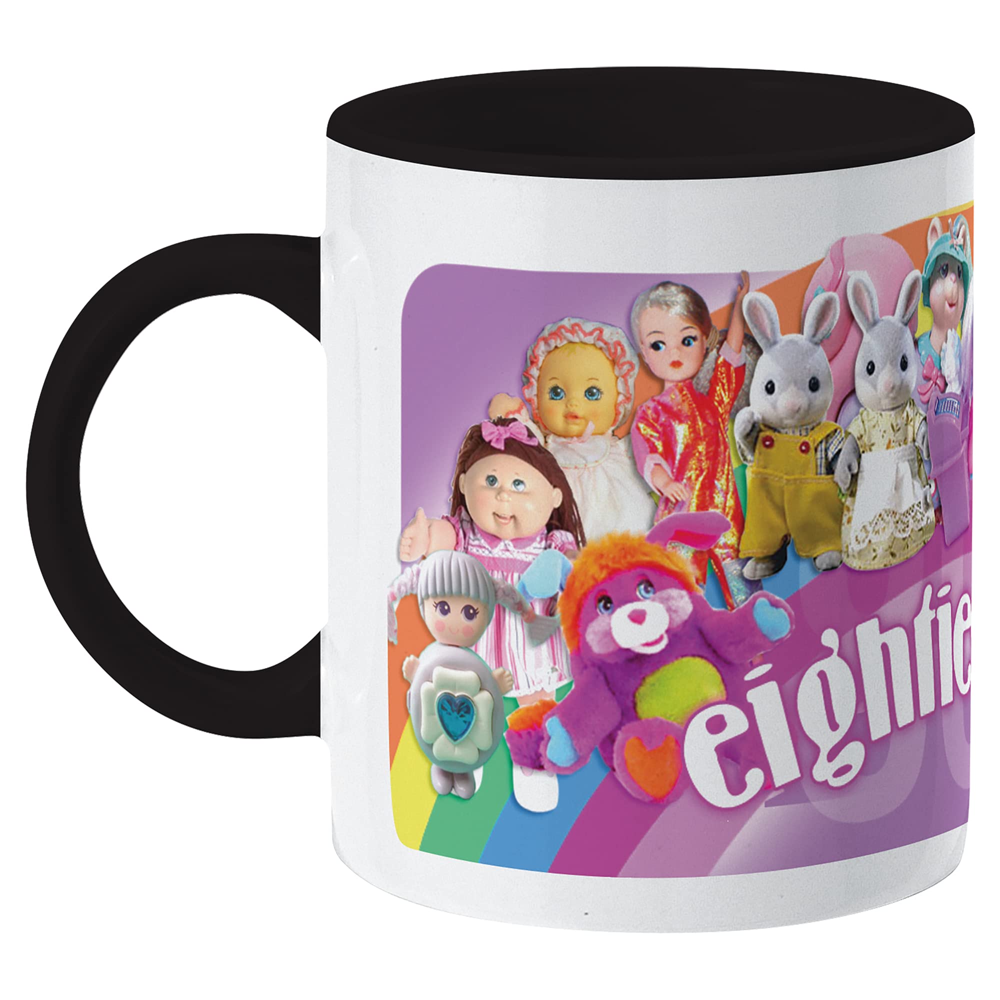 Eighties Child Mug. Cool Retro 80's Trollz Care Bear Cabbage Patch