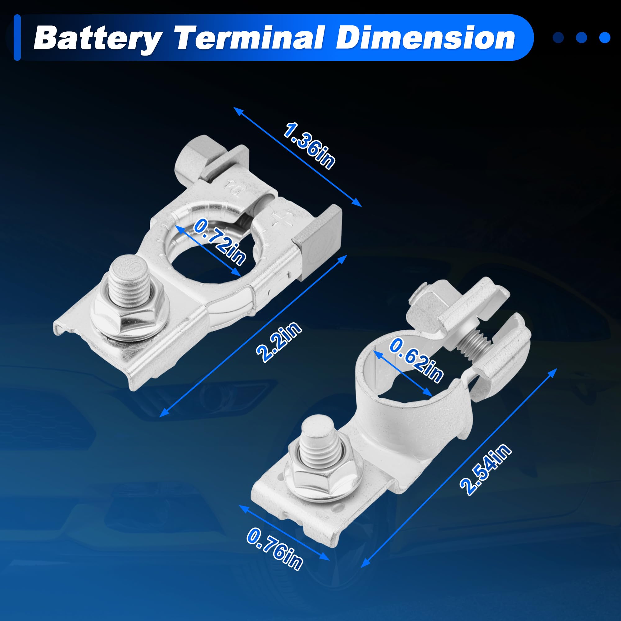 Amazon.com: INFINAUTO Positive and Negative Battery Terminal
