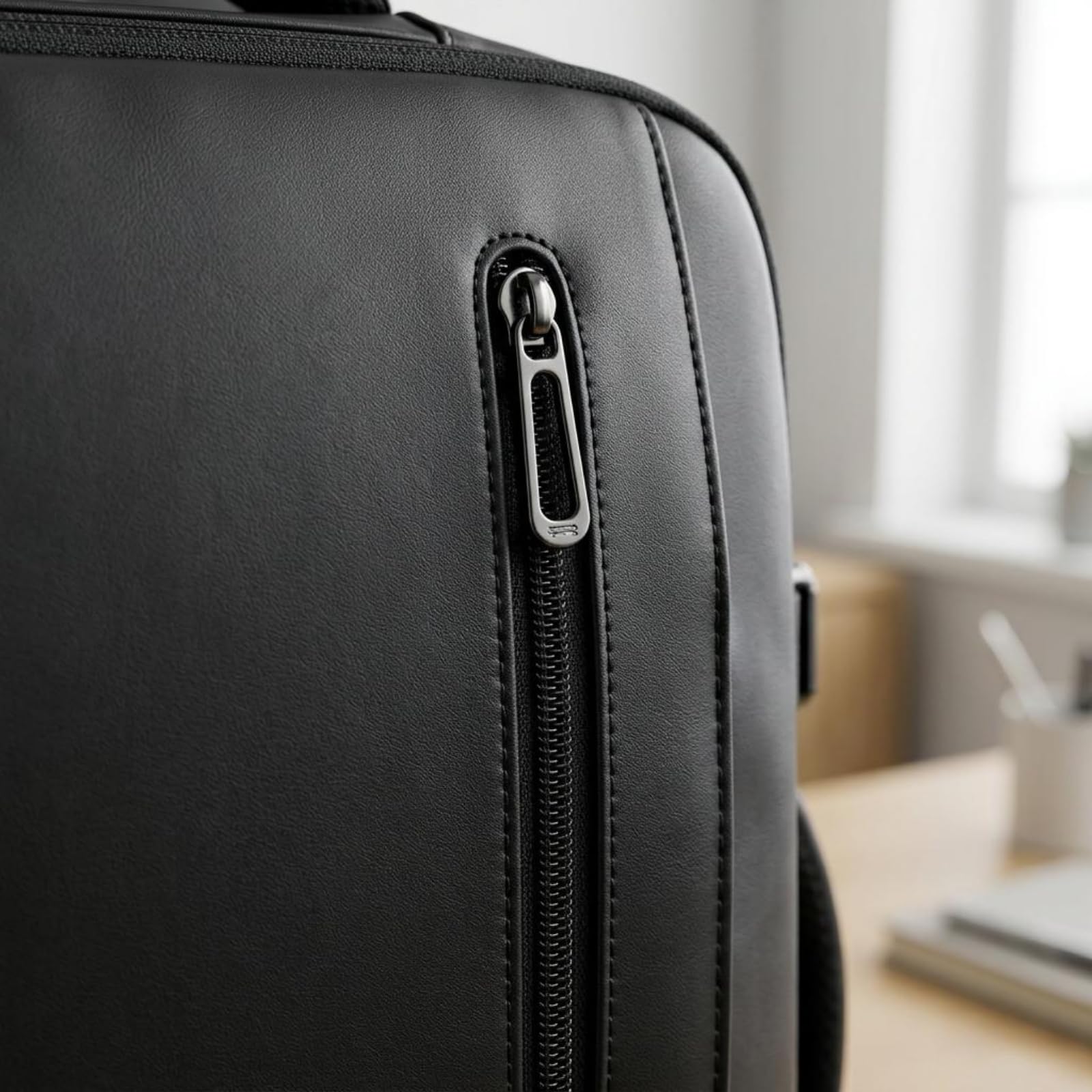 Mochila Expandible Hombre Mochila de Viaje Mochila para Portátil Mochila con Puerto USB y Separación Húmedo Seco en Oxford y