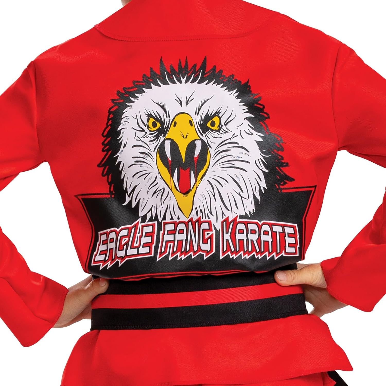 Disguise Toddlers Cobra Kai Eagle Fang Kids Costume, Official Cobra Kai Cosutme Gi With Belt and Pants - Image 3