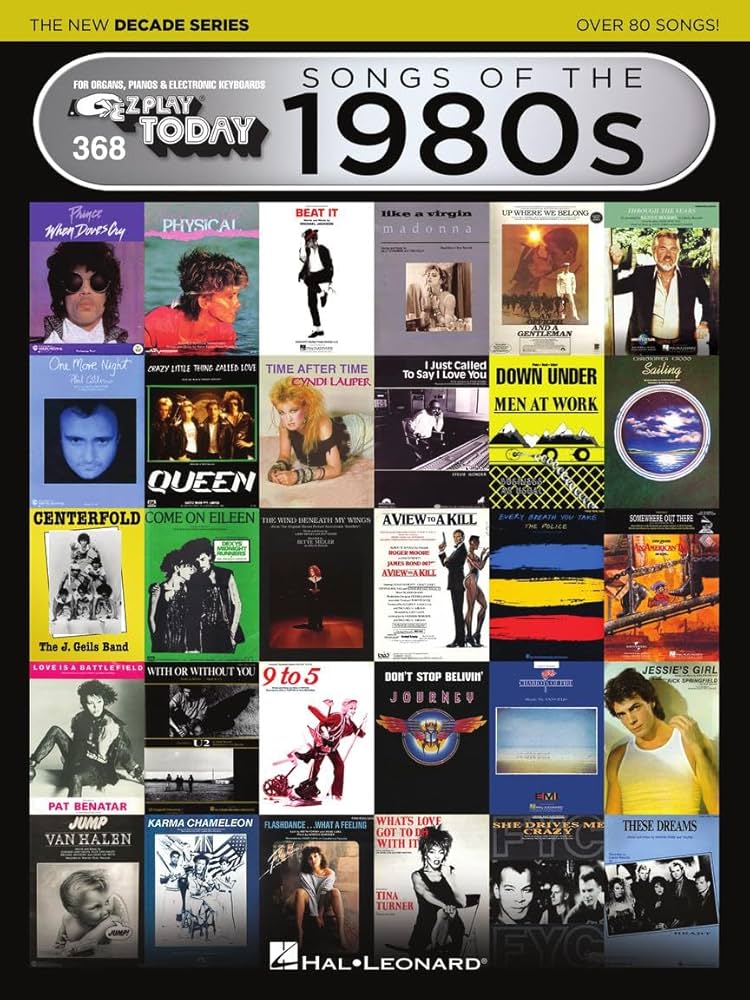 songs-of-the-1980s-the-new-decade-series-e-z-play-today-volume-368-easy for Free Printable Ez Play Today Sheet Music Free Songs of the 1980s – The New Decade Series | E-Z Play Today Volume 368 | Easy for Free Printable Ez Play Today Sheet Music Free