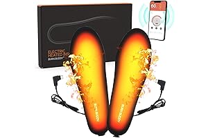 Rechargeable Electric Insoles - Men & Women, Heated Boot Insoles, Long Lasting...