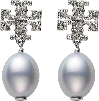 Amazon | TORY BURCH トリーバーチ ピアス 60525 056 PAVE PEARL