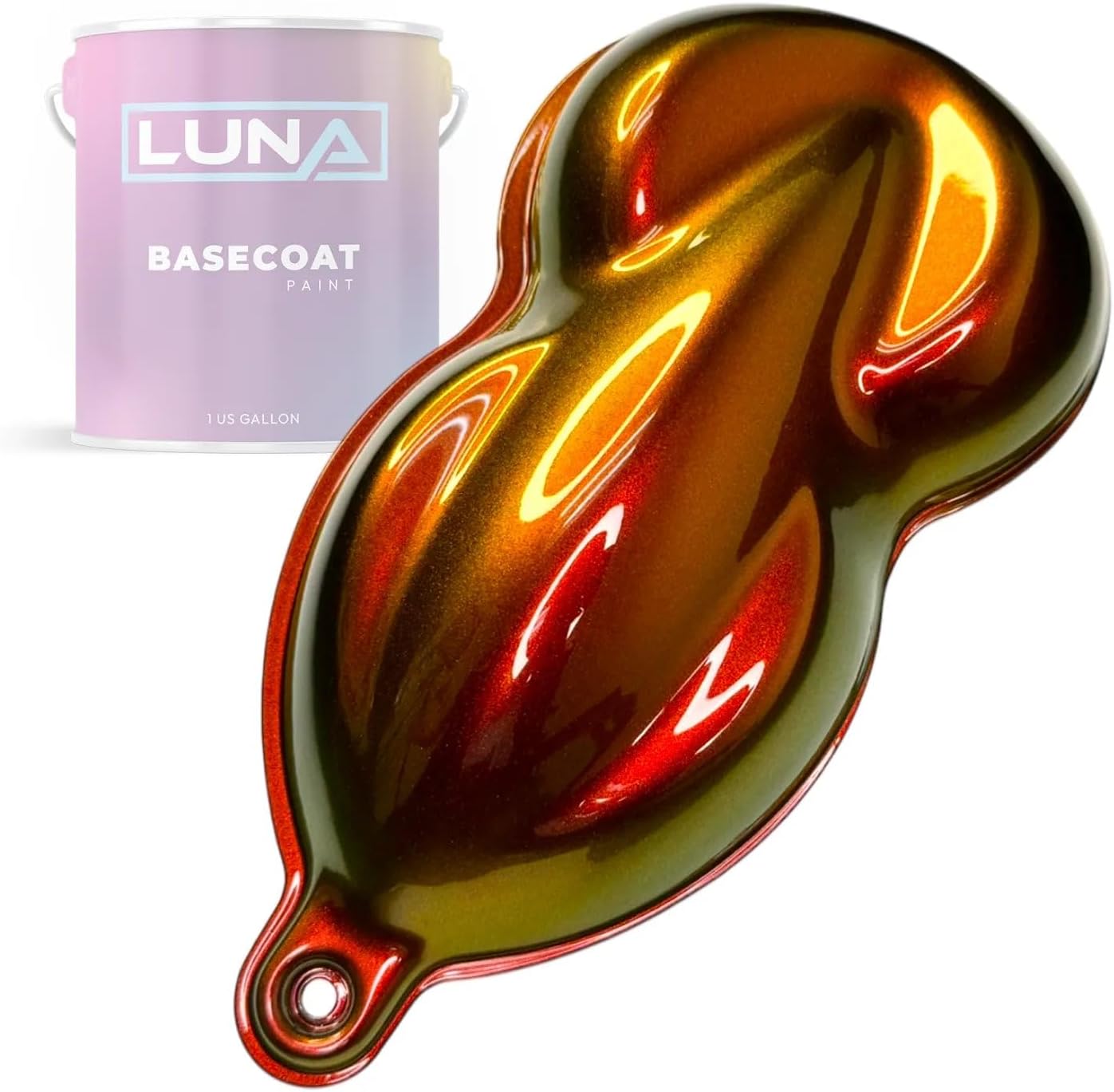 ZTK Metallic Color-Shift Midcoat Automotive Paint (1 Gallon) - Ready-to-Spray Custom Finish for Use with Primer, Basecoat & Clearcoat – Luna Eclipse