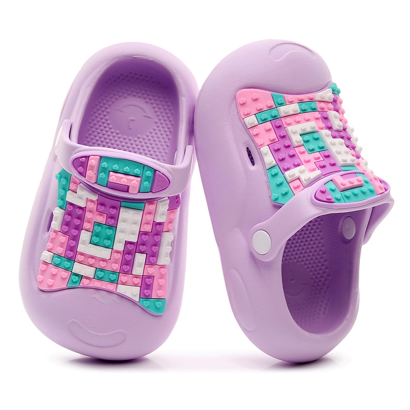 Kids Girls Boys Clogs Garden Shoes Slides Sandals Children Water Shower Beach Pool Slippers Indoor Outdoor Non-Slip Sole