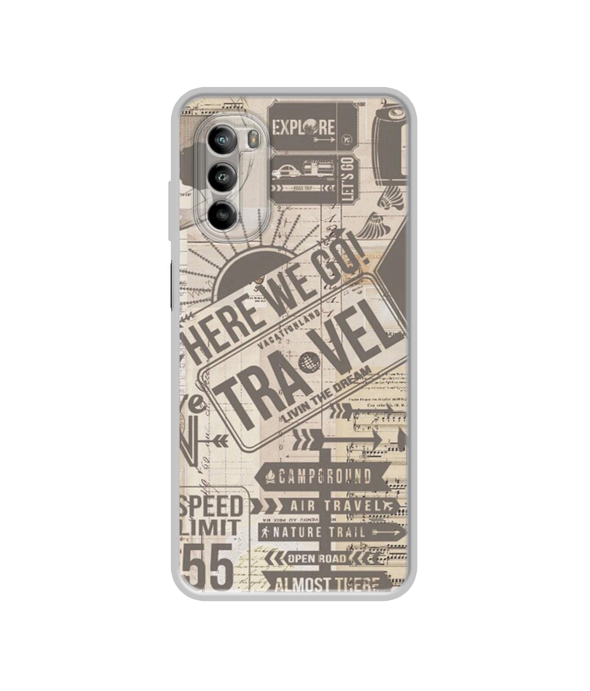 Casotec Basic Case for Motorola Moto G82 5G (Silicone_Multicolor)