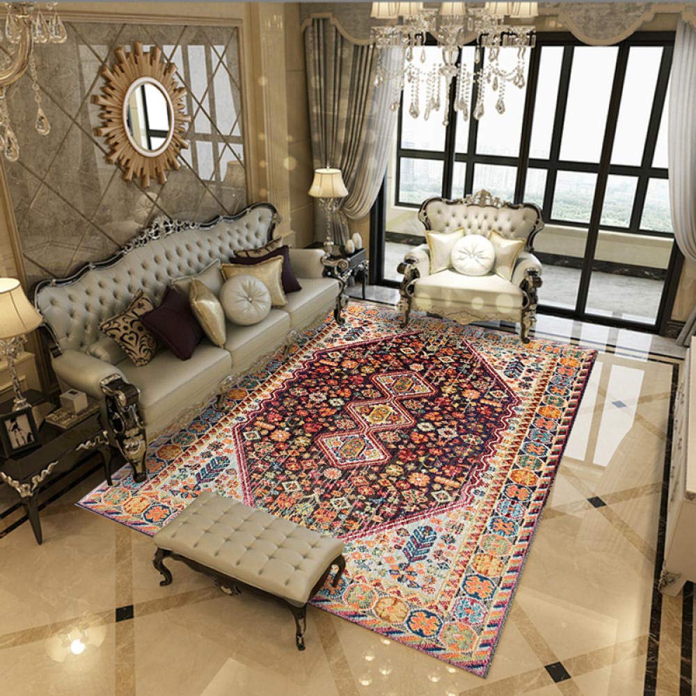 Tapis antidérapant salon anti-glisse style national 80x160