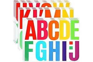 102Pcs Large Alphabet Vinyl Letter Stickers