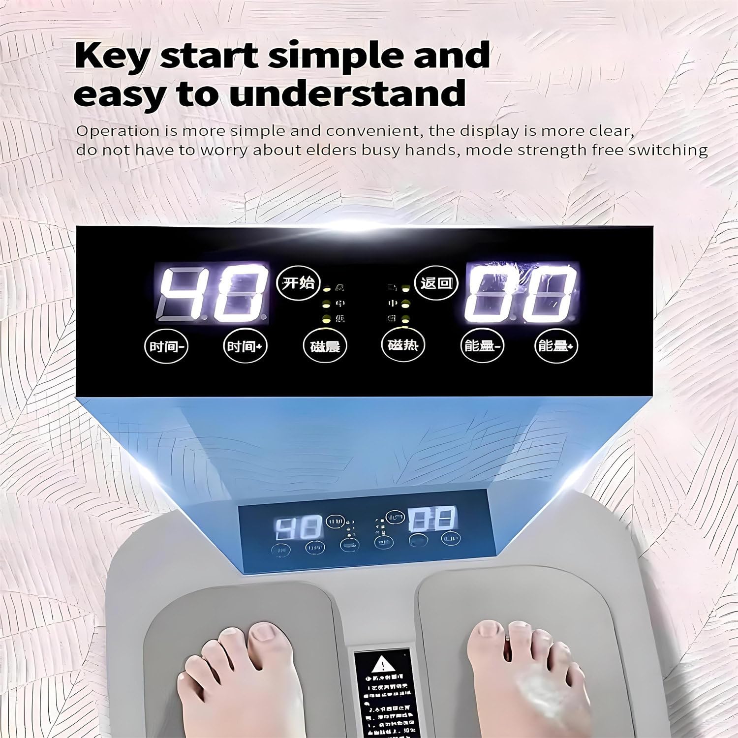 Vibrations-Fußmassagematte Mit Terahertz-Technologie: Kontinuierliche, Wohltuende Massage Von Der Fußsohle Aufwärts – Ideal Zur Förderung Der Durchblutung, Bei Plantarfasziitis
