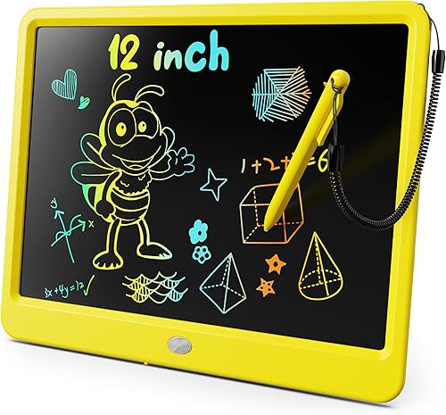 Miniatura 21 de KOKODI Tableta de escritura LCD, regalos para niños y niñas de 3 años, tablero de dibujo de 10 pulgadas, tablero de garabato colorido, tableta de