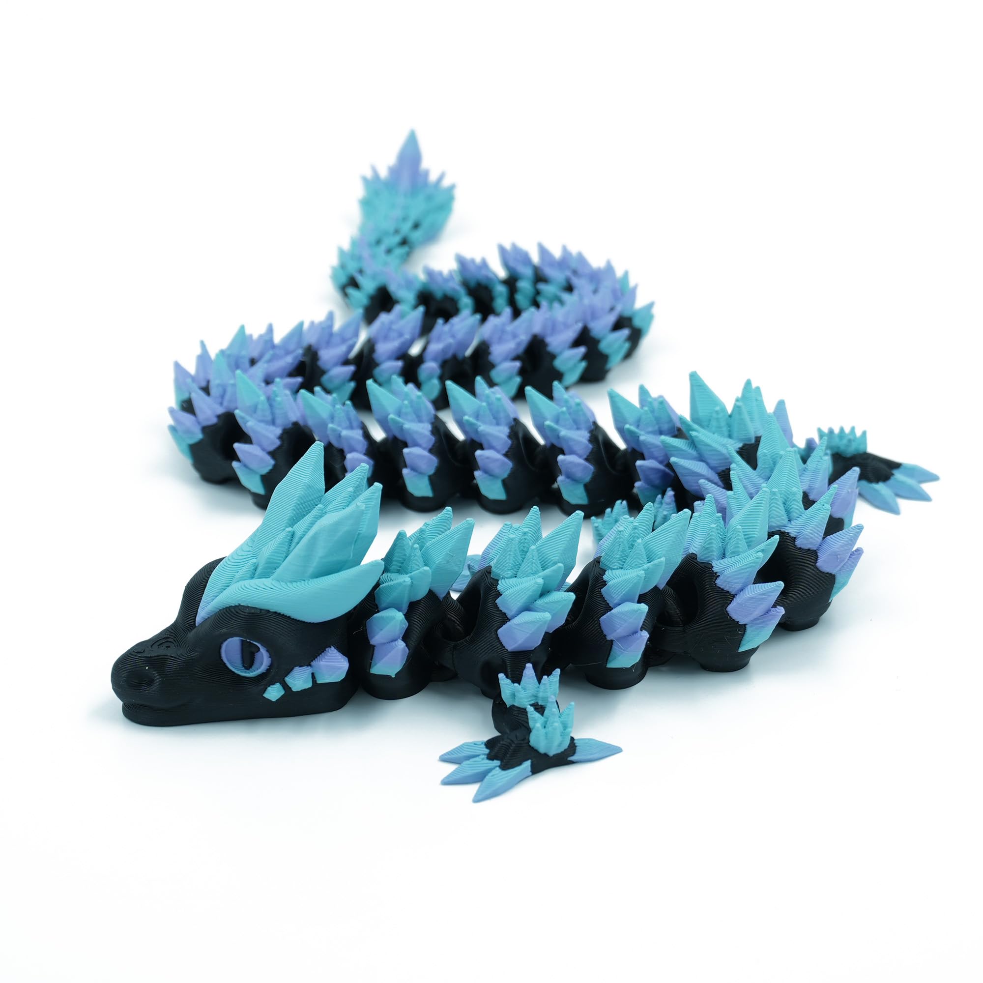 ROBO CRAFT REALM Articulated Crystal Dragon – 3D Printed Flexible