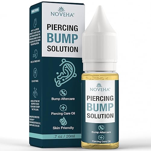 NOVEHA Piercing Bump Solution for Keloid Reduction | Soothing Solution