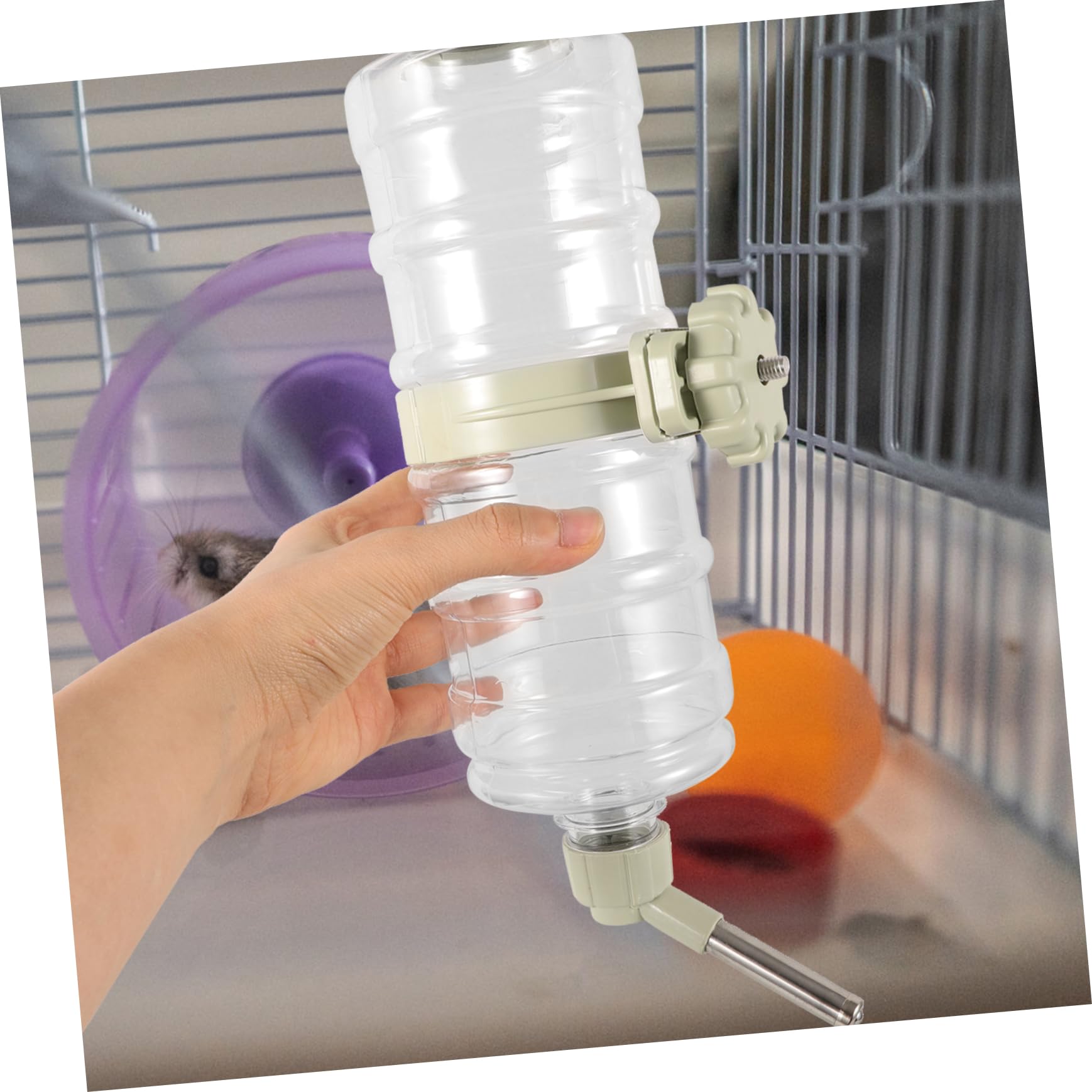BESPORTBLE 2piezas Botella De Agua para Dispensador Automático De Agua para Conejos Hámsters y Bebedero y para Jaulas Verde