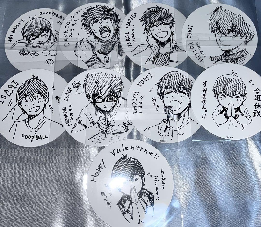 ブルーロック　タワレコ　原画展　コースター ブルーロック タワレコ原画展 複製コースター 糸師凛 - メルカリ