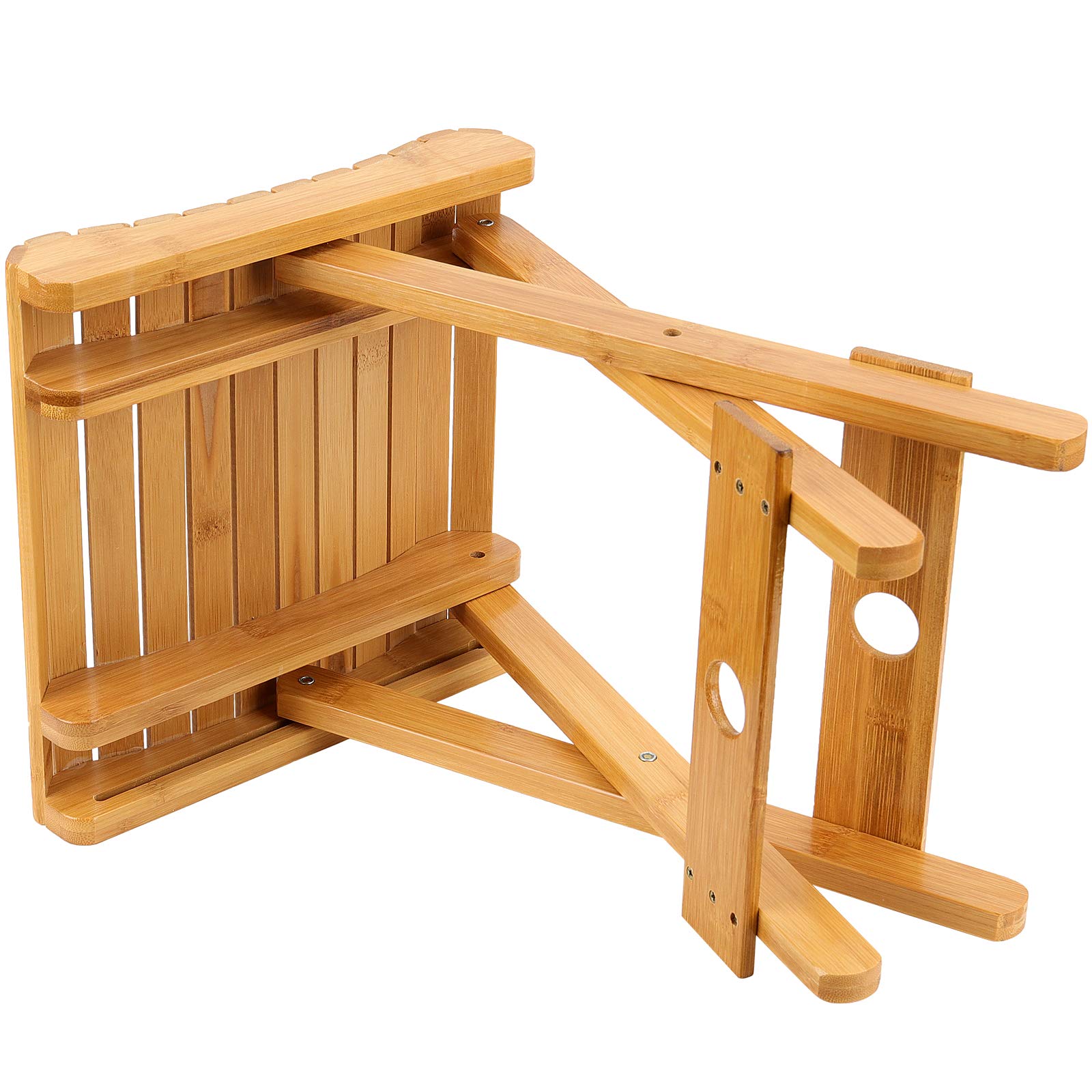 Tabouret Pliant En Bambou De Tabouret Se Pliant Portatif D'Enfants